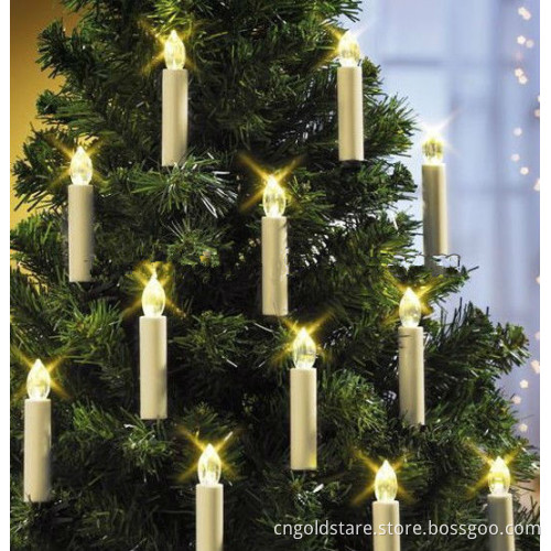 Mini Remote Control Christmas Tree LED Candle Light